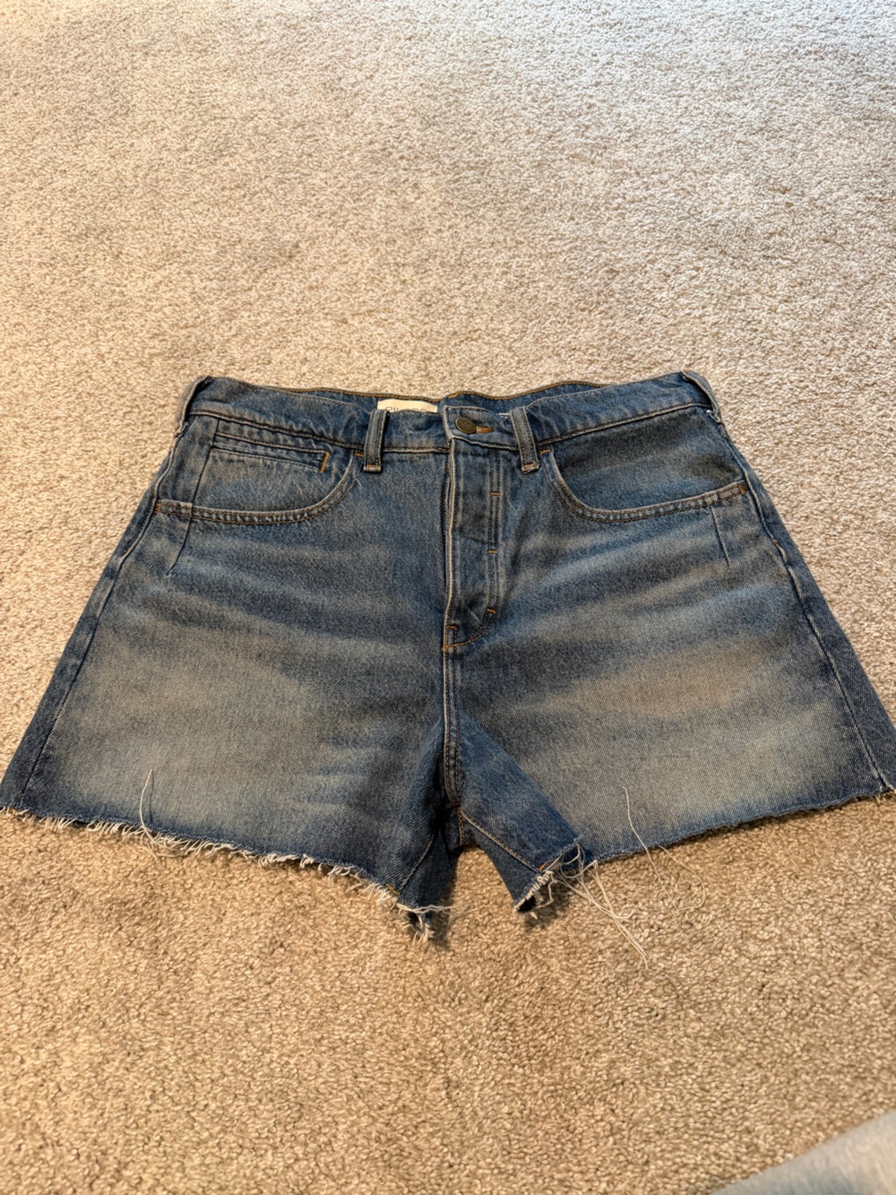 Pilcro Raw Cut Jean Shorts